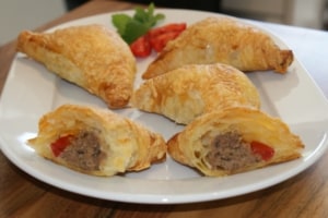 Hackfleisch-Taschen