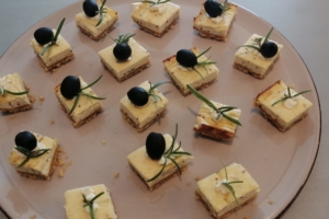 Pikante Cheescake-Happen