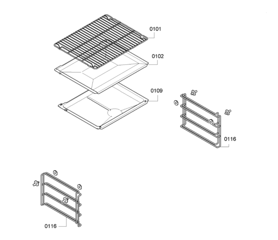 Gaggenau Umrüstset BA 016 121
