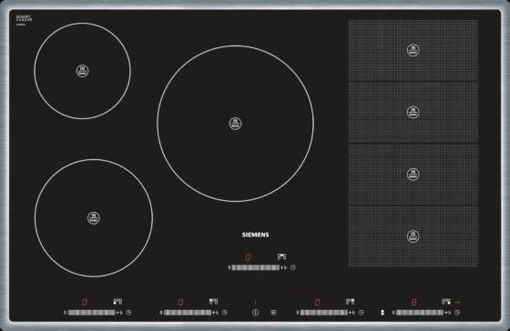 Siemens iQ700 Induktionskochfeld 80 cm mit Rahmen aufliegend EH845SP17E